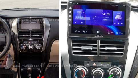 Màn hình DVD Android xe Toyota Vios 2014 - 2018 | Fujitech 